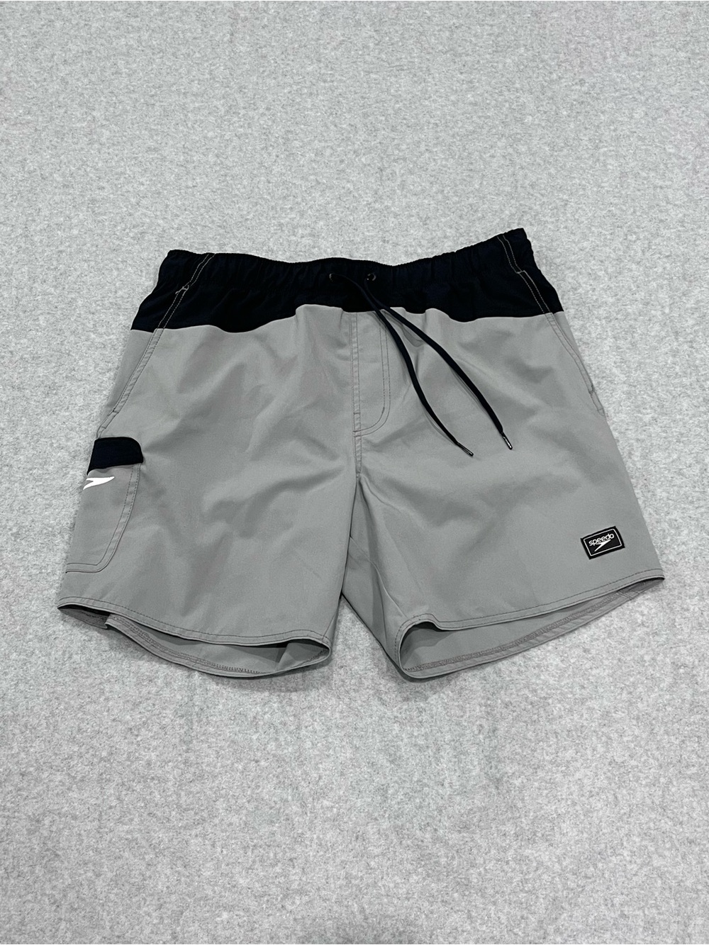Speedo Mens Swim Shorts Gray Swim Trunks Surf Beach Ocean Men's Size Large